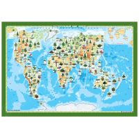 Настольная карта "Растительный мир Земли"