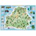 Карта для детей "Животный и растительный мир Беларуси"