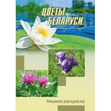 Книжка-раскраска 8л А4 Цветы Беларуси С33