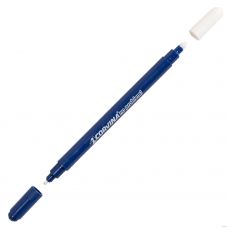 Ручка капиллярная двусторонняя NO PROBLEM пиши-стирай 0,7мм синяя арт.41425