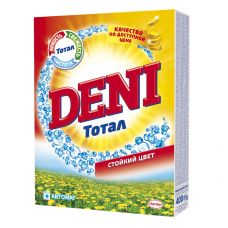 Порошок стиральный "Deni Тотал" "Стойкий цвет", автомат, 450г