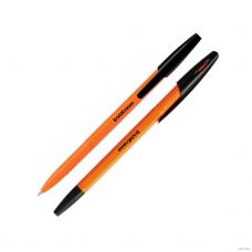 Ручка шариковая R-301 ORANGE 0.7 Stick черная