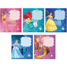 Тетрадь школьная 12л "Принцессы Disney" Королевский бал КЛЕТКА арт.42819