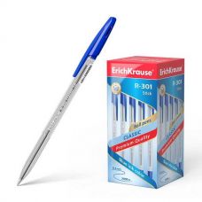 Ручка шариковая ErichKrause "R-301 CLASSIC", 1,0мм, синяя