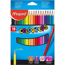 Цветные карандаши 18шт Color Peps