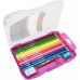 Цветные карандаши 12шт Color Peps + точилка + ластик + простой карандаш