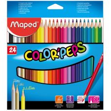Цветные карандаши 24шт Color Peps