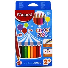 Цветные карандаши 12шт Color Peps Jumbo