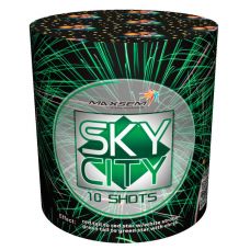 Батарея салютов 10 выстрелов Maxsem Sky City GW218-97