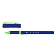 Ручка гелевая DUNE, синяя, 0,5мм, корпус пластиковый цветной