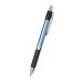 Ручка автоматическая синяя Montex Mint, металлический клип, резиновый держатель, корпус ассорти