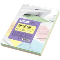 Бумага цветная А5 100л 80 г/м2 OfficeSpace Pale Color пастельные цвета 5 цветов