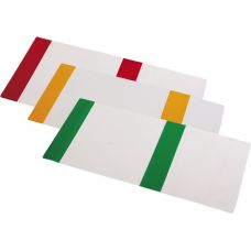 Обложка для дневников и тетрадей с клапаном, 348x210мм, с цветным уголком, ПВХ, в ассортименте
