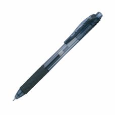 Ручка роллер автоматическая Pentel EnerGel-X 0,5мм полупрозрачный пластик стержень черный