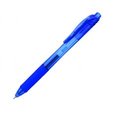 Ручка роллер автоматическая Pentel EnerGel-X 0,5мм полупрозрачный пластик стержень синий