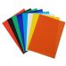 Набор цветного мелованного картона, в папке, А4, 8 цветов, 8л